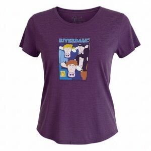Cows Riverdairy Riverdale’ Parody Purple Graphic Tee Crewneck Short Sleeve XL
